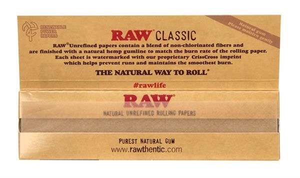 RAW Classic Rolling Papers Kingsize Slim 50 Stk