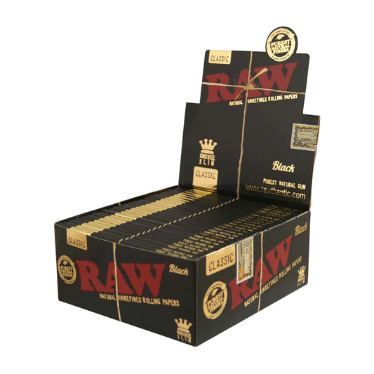 RAW Classic Black King Size Slim Longpapes 50 Stk