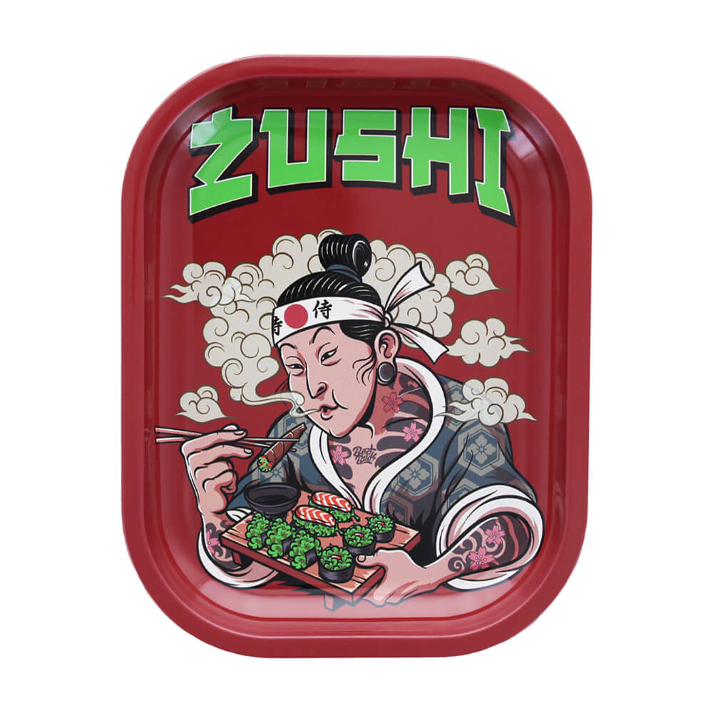 Beste Buds Box Rolling Tray mit Lagerung Zushi