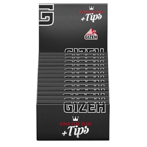 GIZEH Papes + Tips King Size Slim 26 Stk