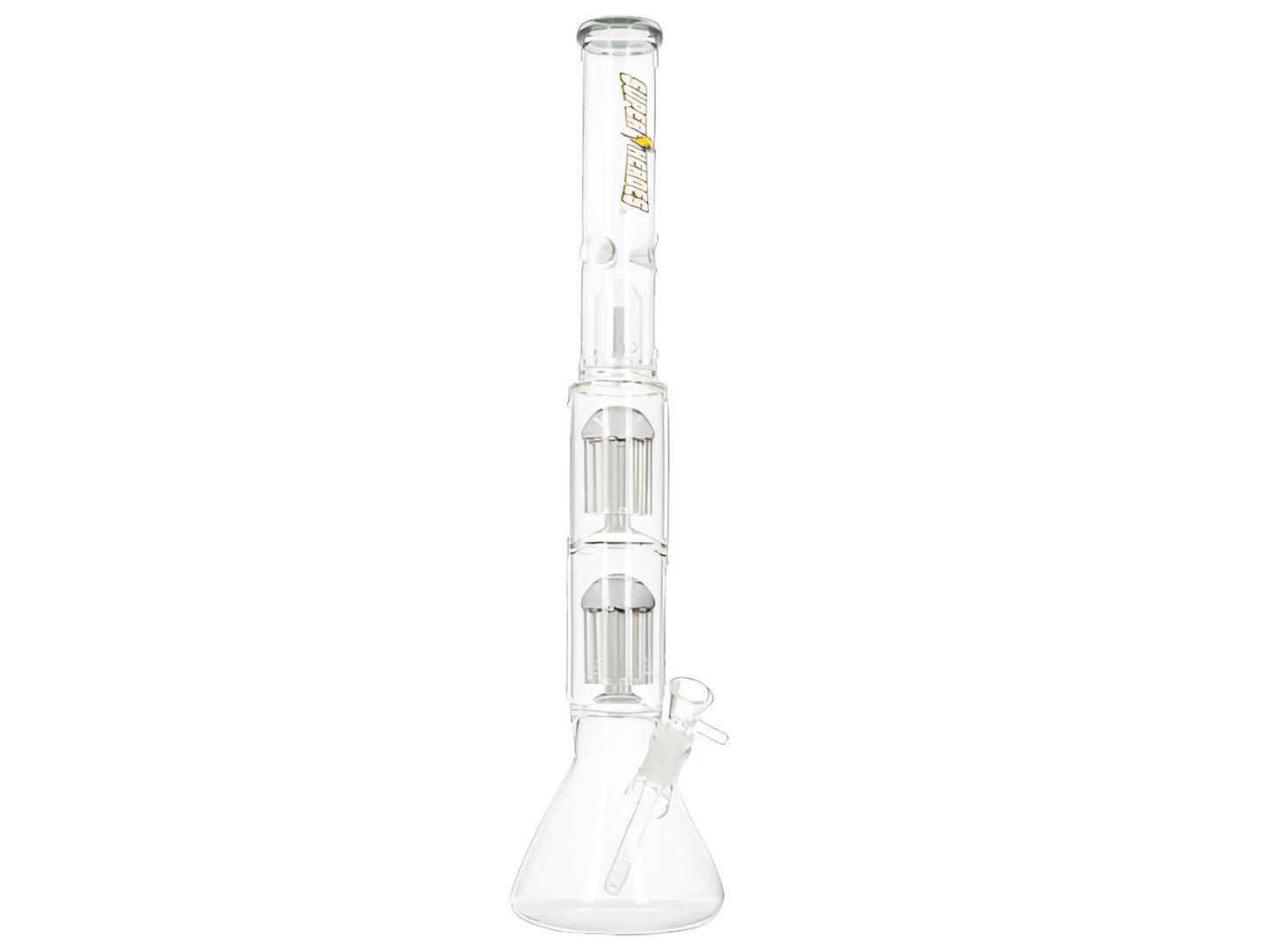 Bong - "Super Hero" Ice+Percolator, Höhe 58,5cm; Ø 4,6cm, Schliff 18