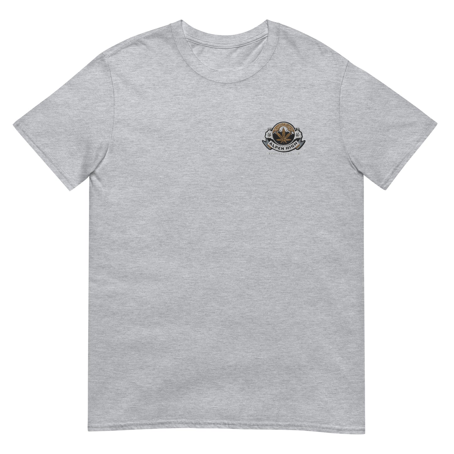 "Alpen High gestickt" T-Shirt Unisex