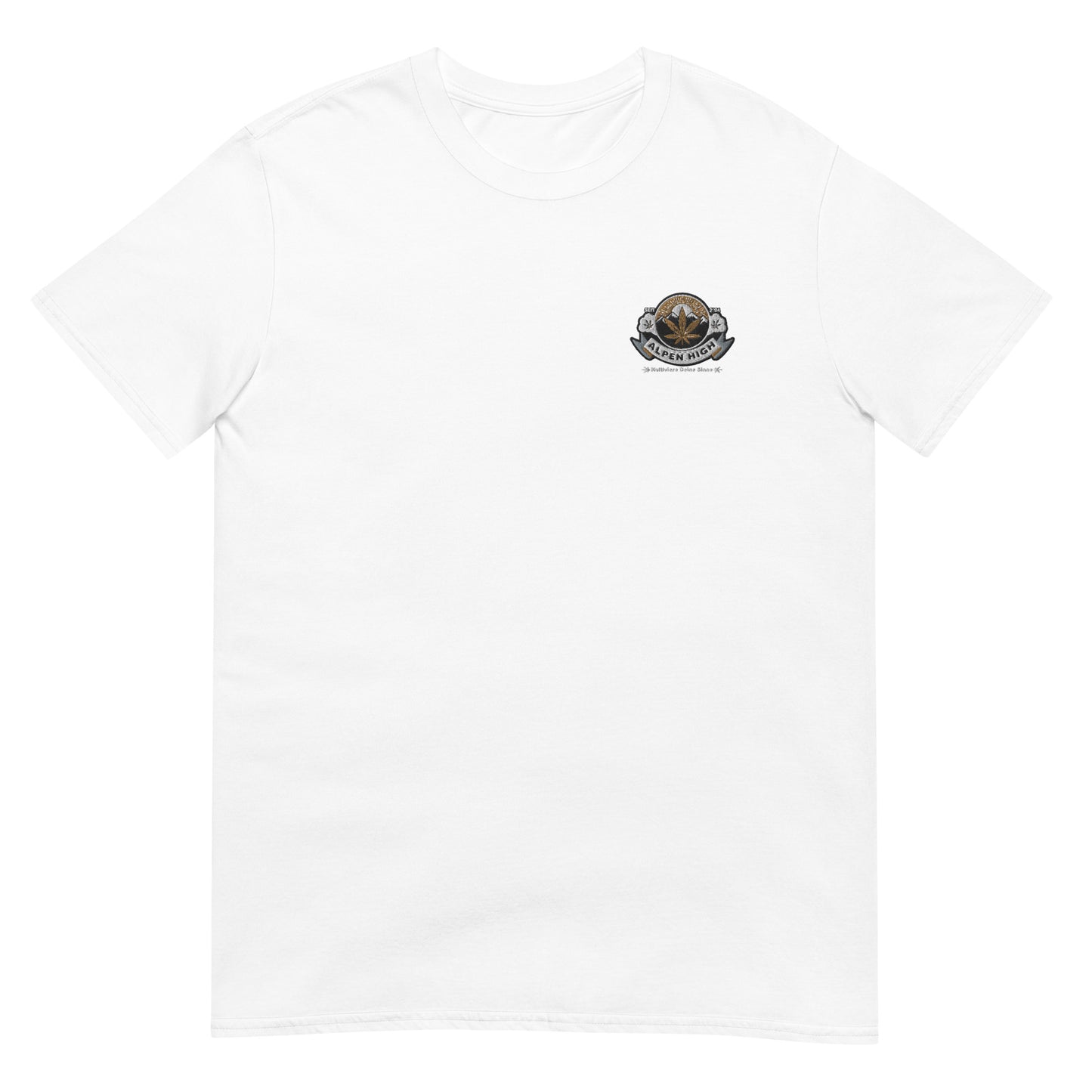 "Alpen High gestickt" T-Shirt Unisex